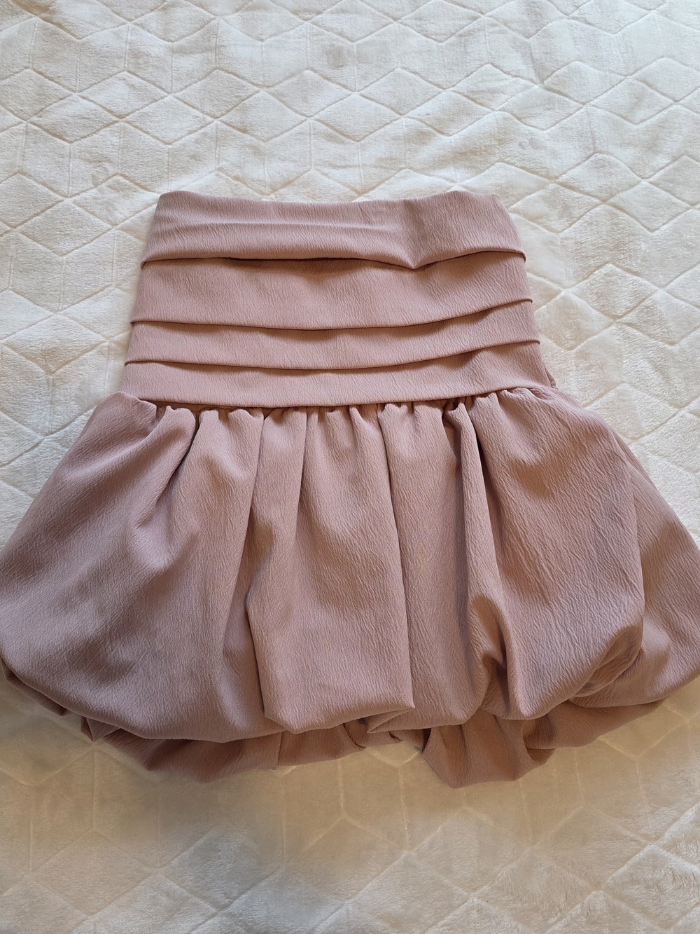 Women's Dusty Rose Bubble Top